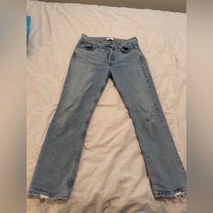 AGOLDE Riley Crop jeans size 28 x 26 in excellent used condition